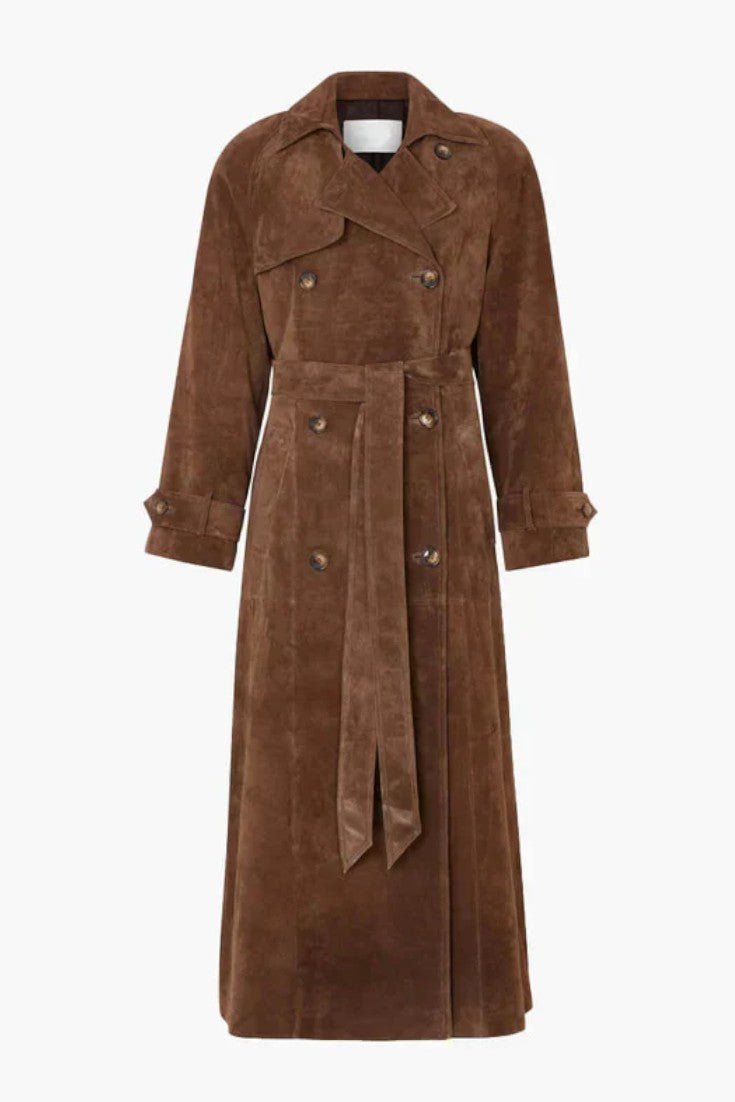 Mille™ | Elegant ruskindstrenchcoat