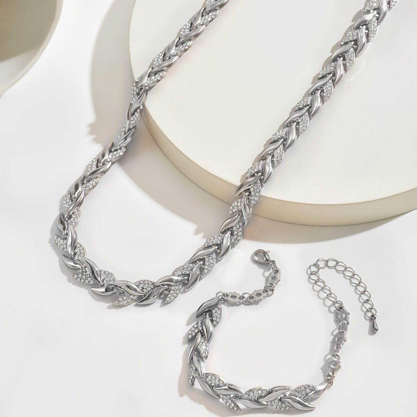 Luna® | Håndlavet Fiskestjert Halskæde (Halskæde + Armbånd)
