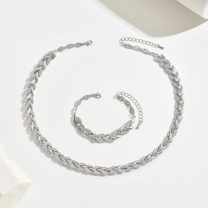 Luna® | Håndlavet Fiskestjert Halskæde (Halskæde + Armbånd)