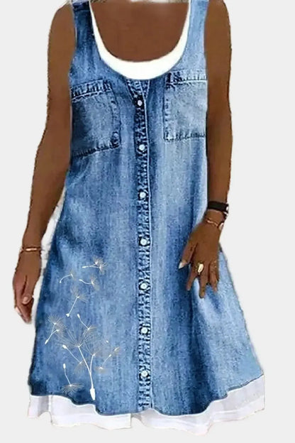 Agnes | Denim Kjole