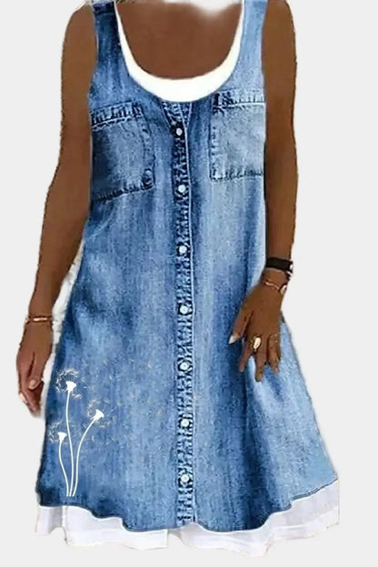 Agnes | Denim Kjole