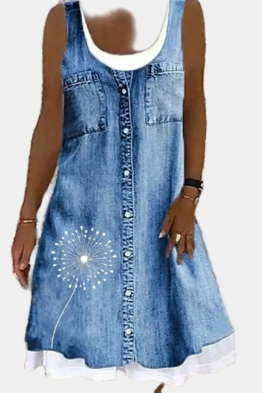 Agnes | Denim Kjole