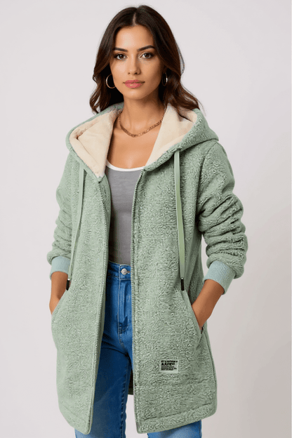 Birgitta™ | Elegant fleecejakke i nordisk design