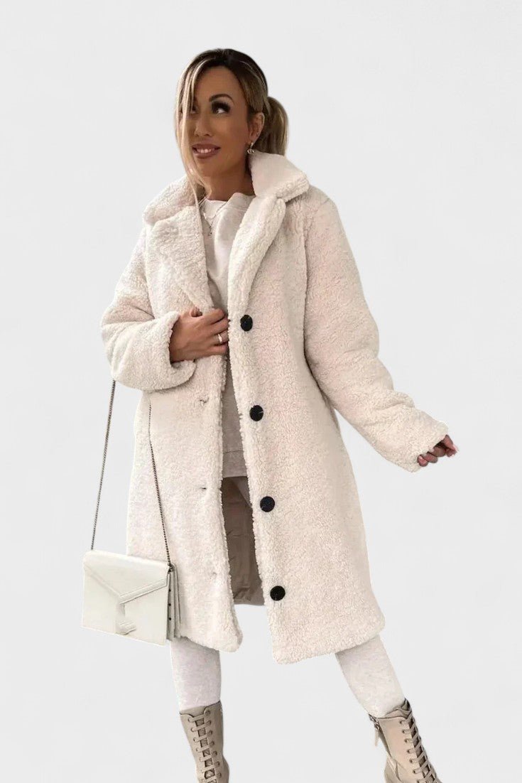 Birgitte™ | Elegant teddyjakke i luksuriøst design