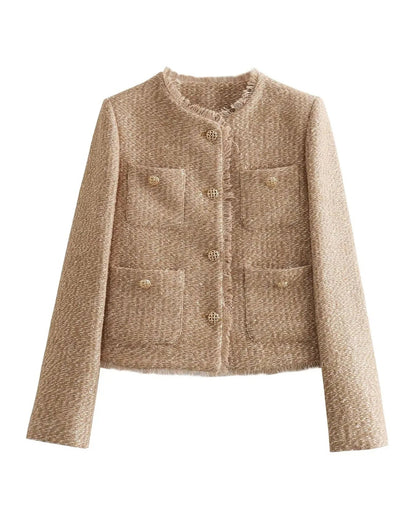 Cecilie | Beige Frakke