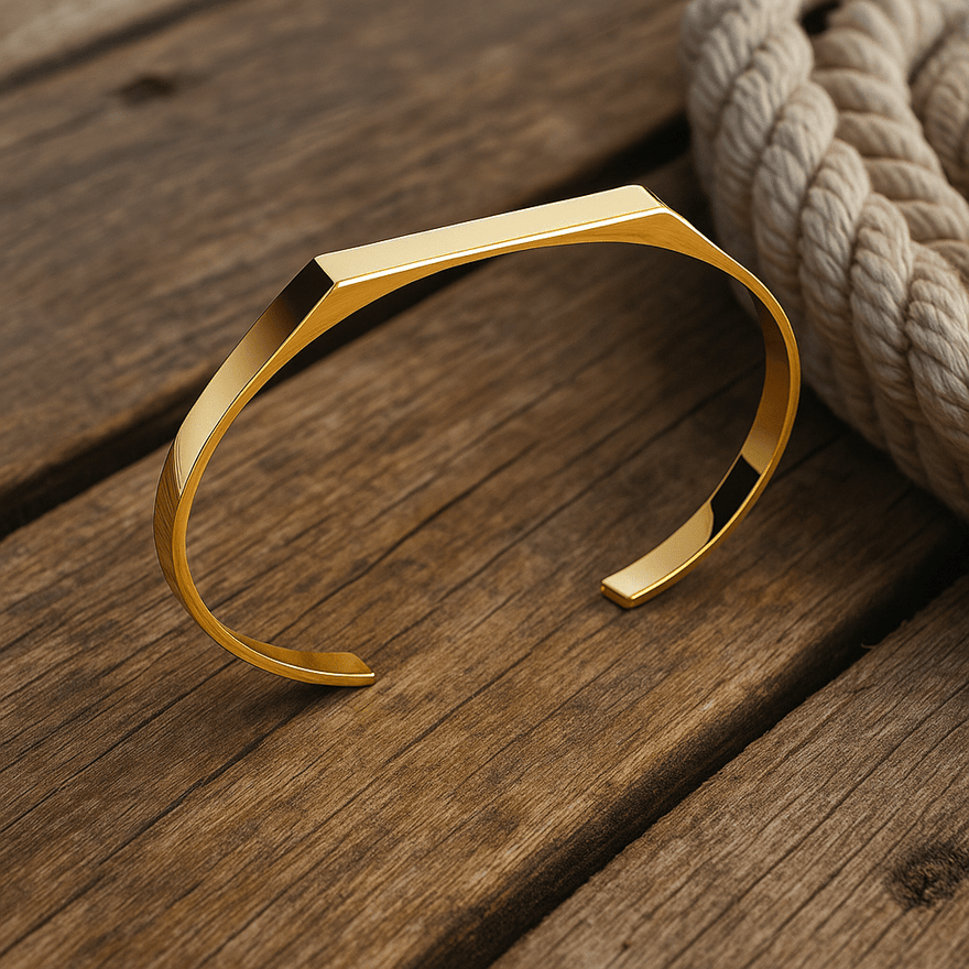 Ella | Guldbelagt armbånd