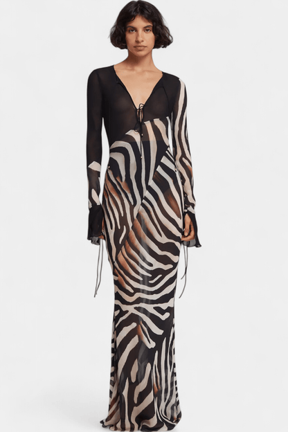 Gry | Zebra kjole