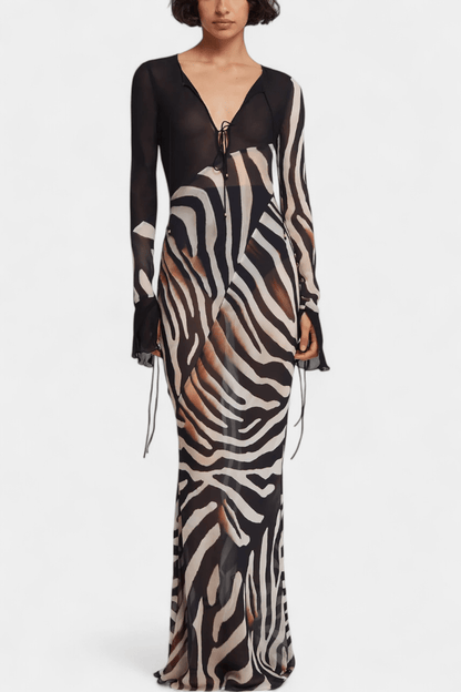 Gry | Zebra kjole