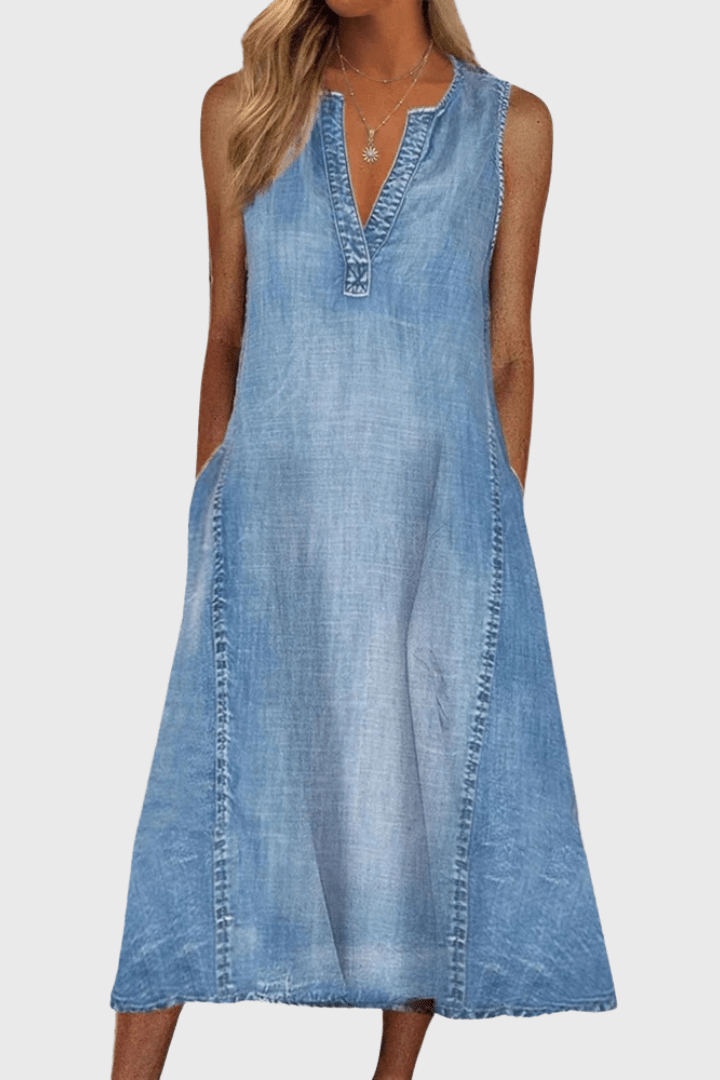 Karen | Denim Kjole
