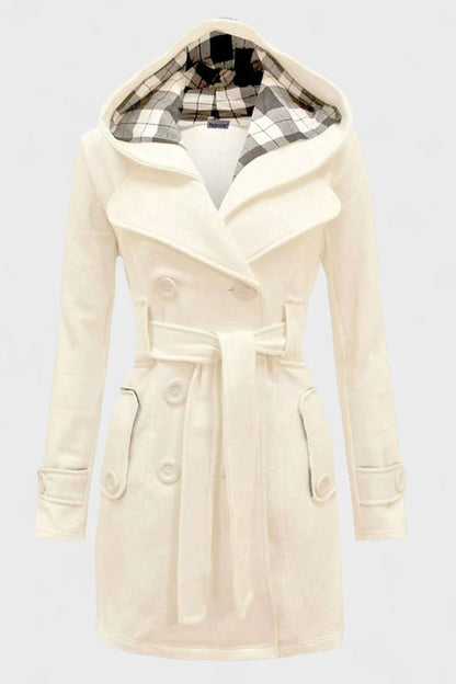 Leona™ | Elegant dobbeltradet frakke