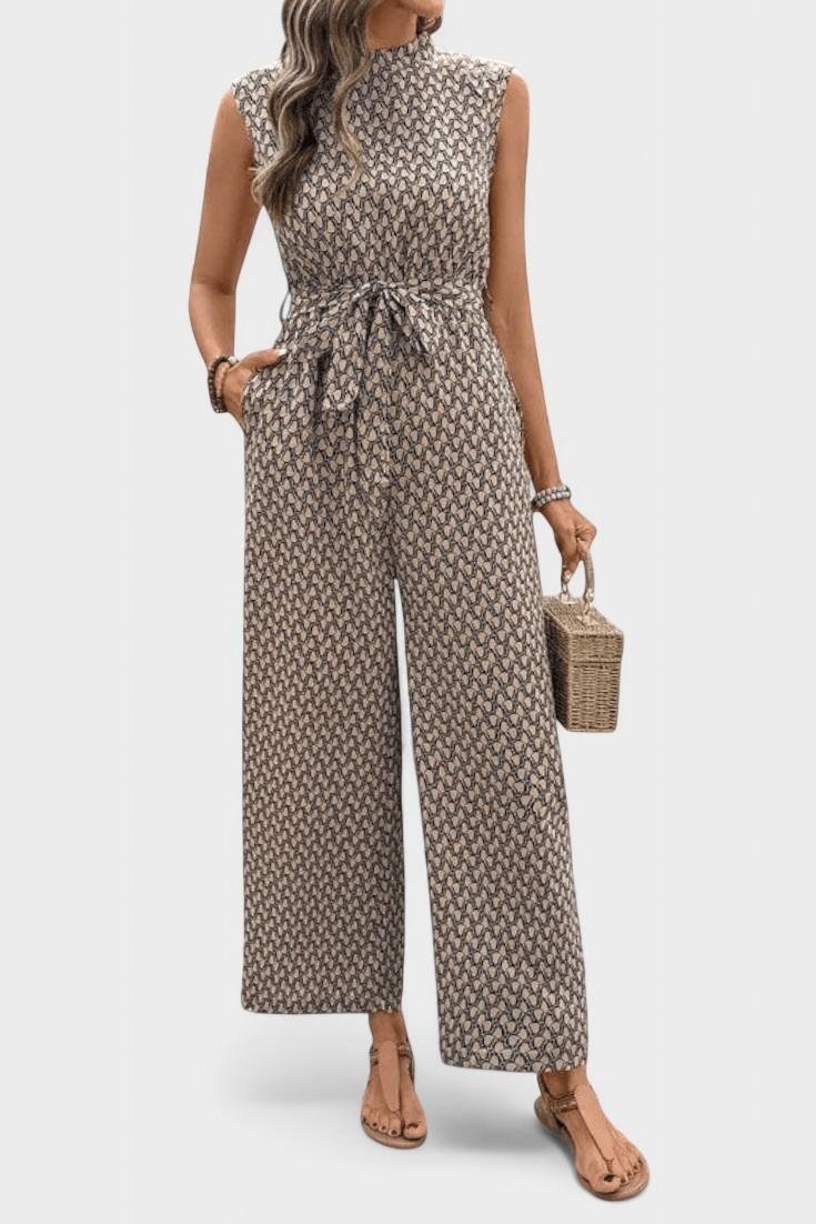 Marie | Geometrisk jumpsuit