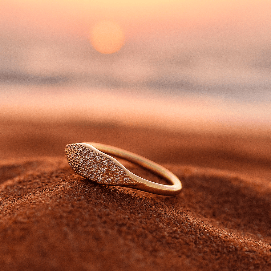 Marie | Guldring zirkon