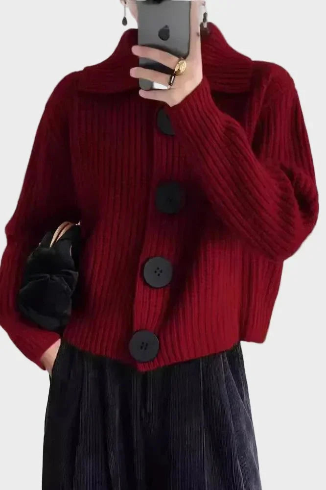 Mille | Rød Cardigan
