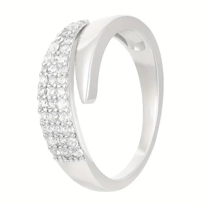 Elegant Guldring med Funklende Sten (1+1 GRATIS)