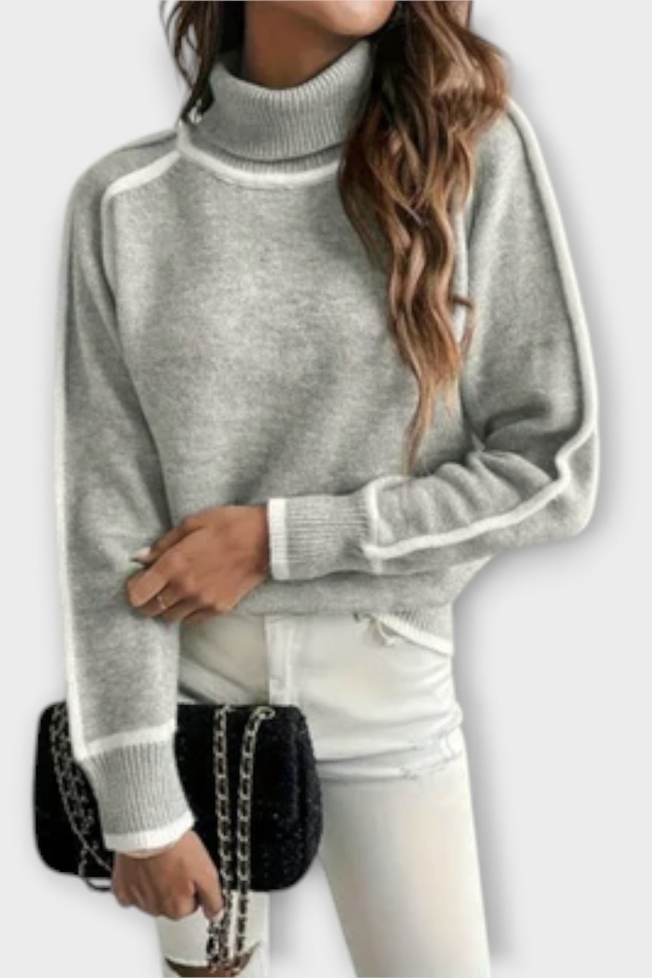 Sofia | Højhalset trøje