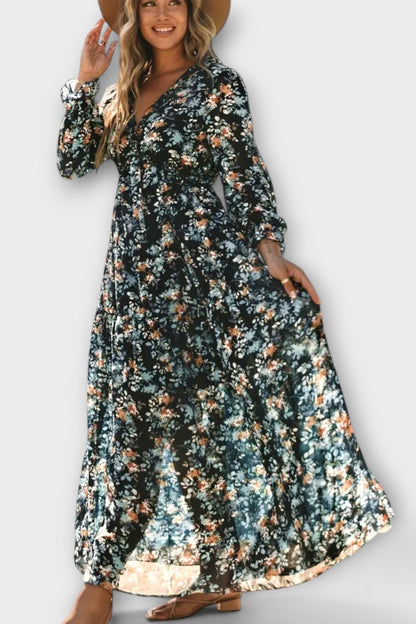 Sofia | Maxi blomsterkjole