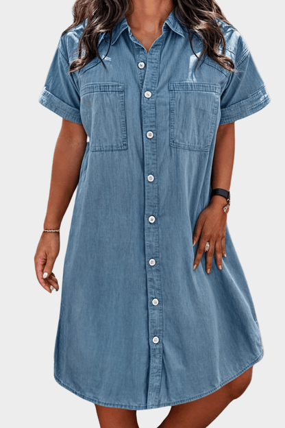 Solveig | Denim kjole