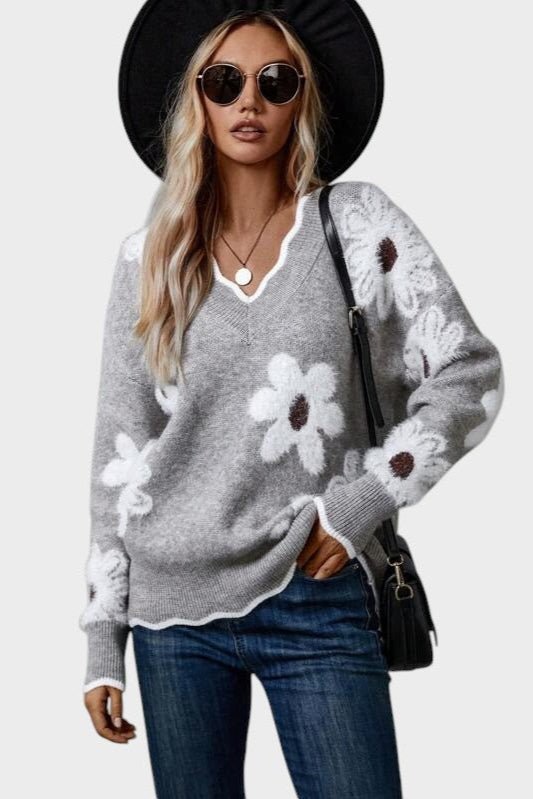 Thea | Blomstertrøje