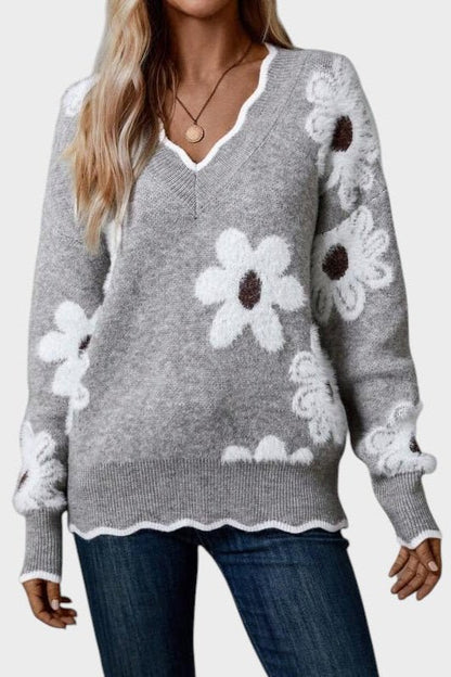 Thea | Blomstertrøje