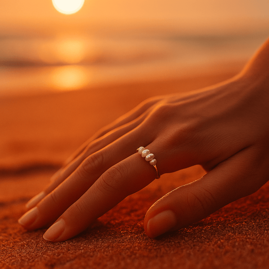 Tilde | Perle Ring